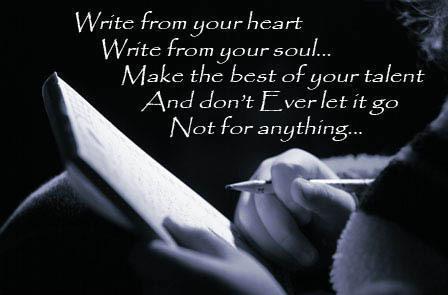 Write from your heart